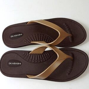 Okabashi Flip Flop Sandals Sz M/L